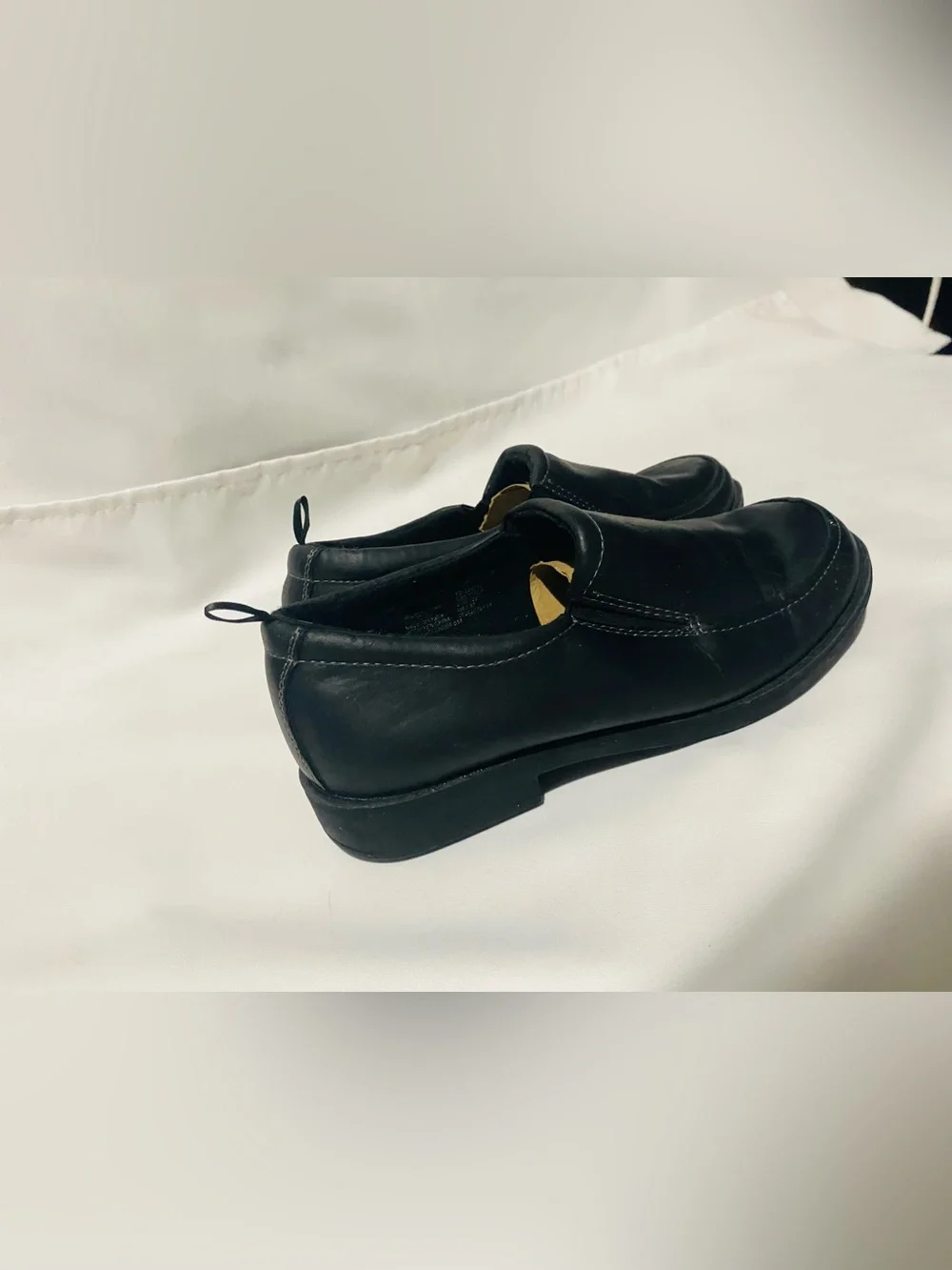 George Black Slip-On Kids Dress Shoes